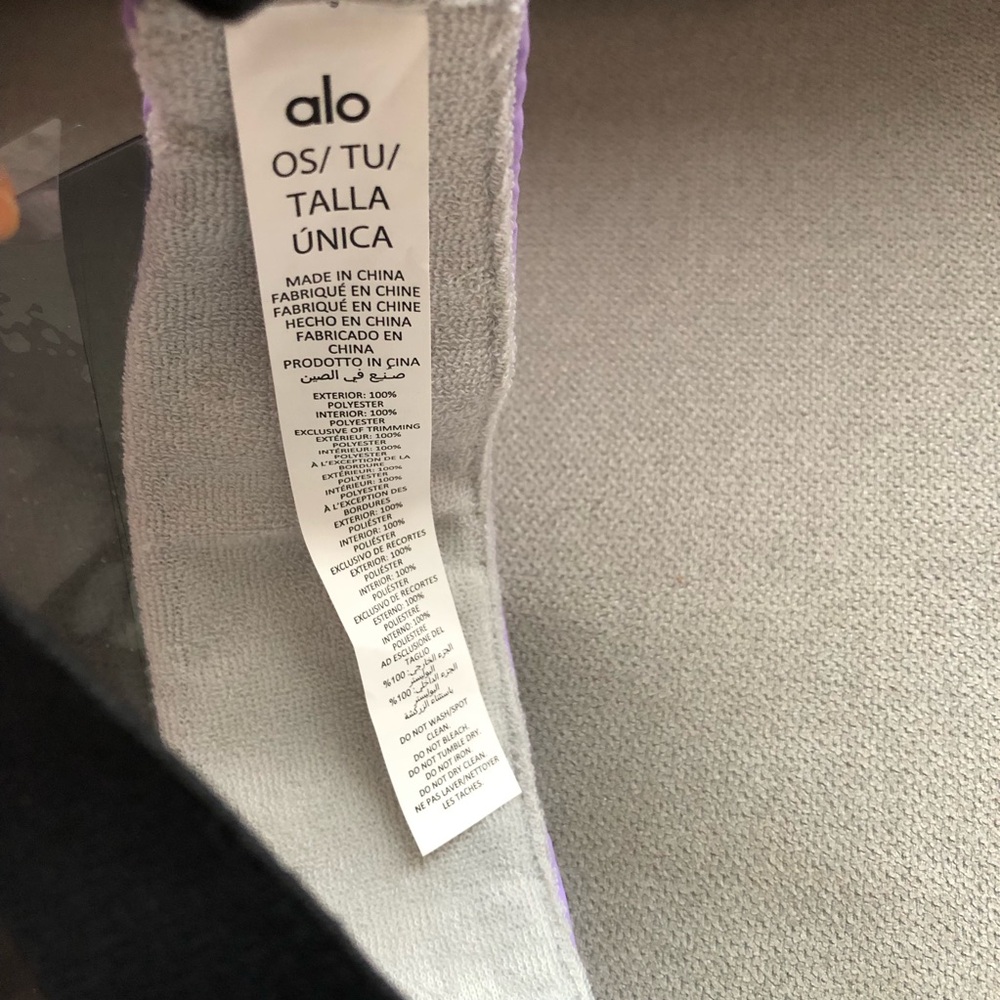 Alo Yoga Airlift Solar Visor Violet Skies One Size - Picture 7 of 12